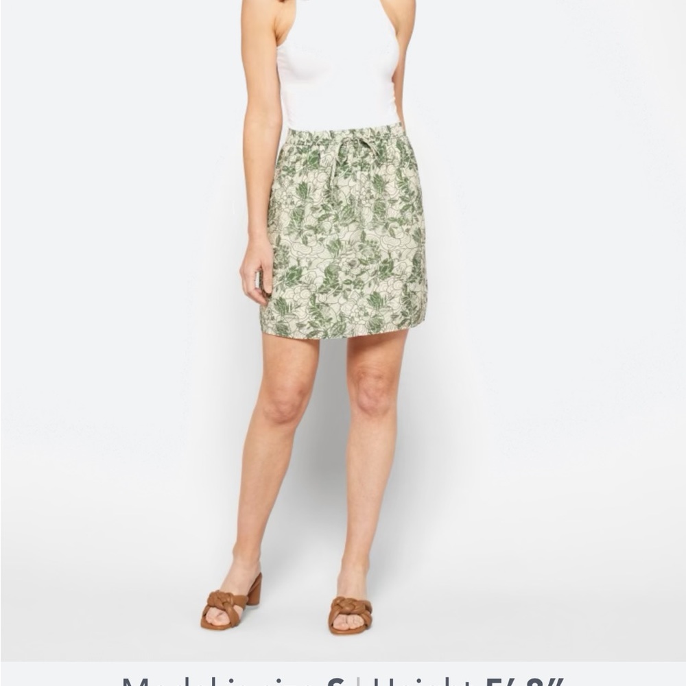 Skies are blue greer drawstring skirt